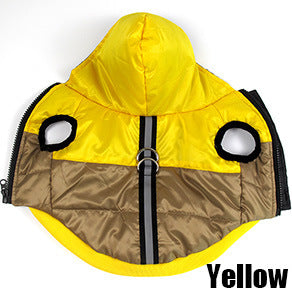 Padded Raincoat for Dogs "Max" – With Harness, Hood and Zip