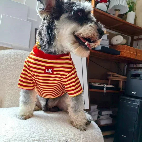 Elastisch Gestreept Shirt voor Honden - Warm en Comfortabel