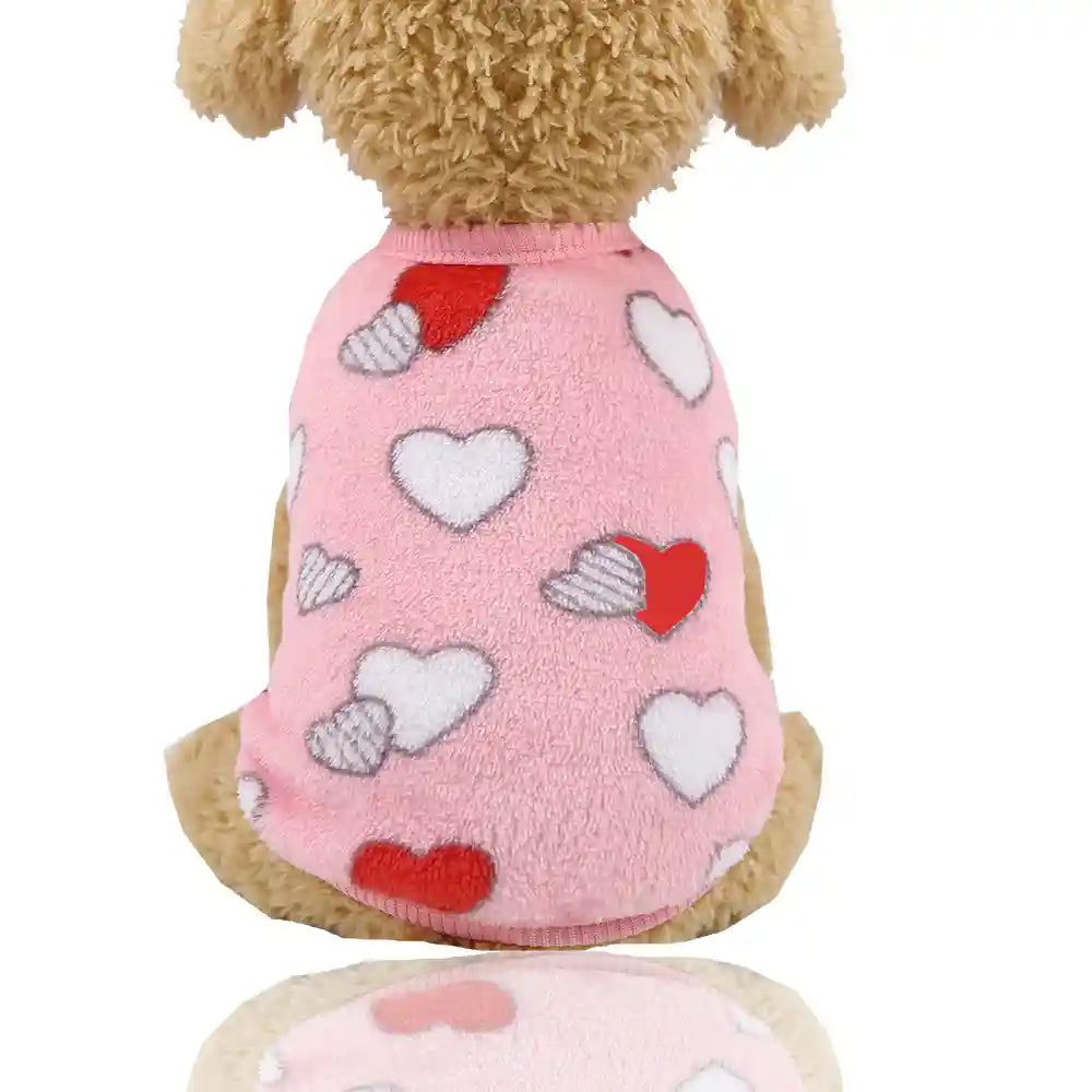 Maglia Pile Smanicata per Cani - Fantasie Divertenti by Dog Moda