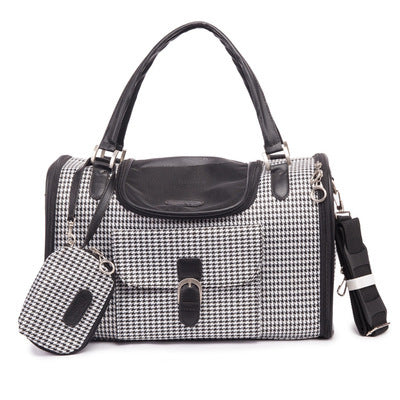 Dog carrier with shoulder strap and bag holder "Jaguar"