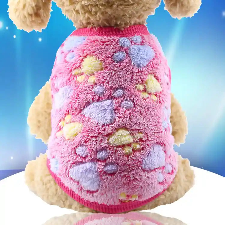 Maglia Pile Smanicata per Cani - Fantasie Divertenti by Dog Moda