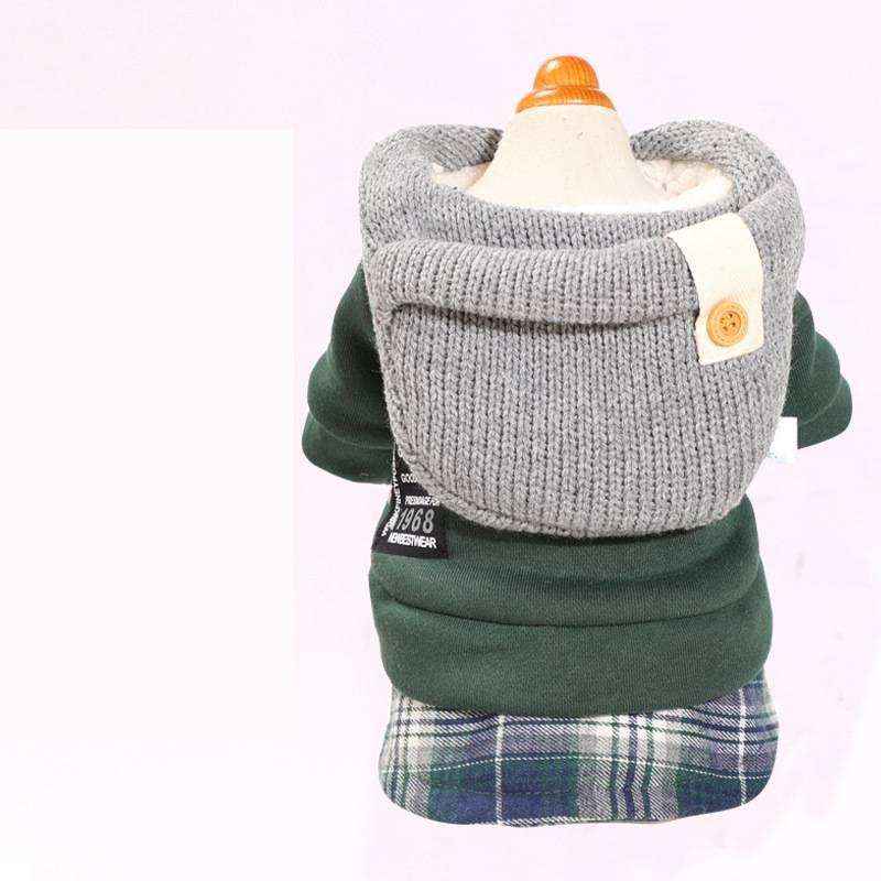 Abrigo Acolchado 4 Patas para Perros - Con/Sin Capucha