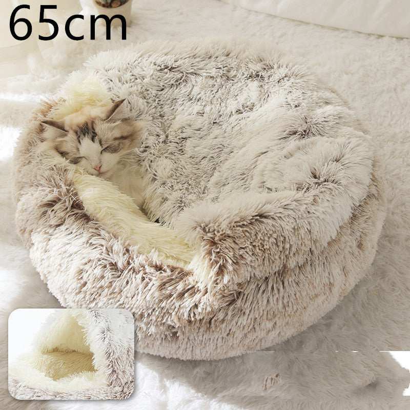 Cuccia Avvolgente "Comfort Ciambella" in Pile con Copertina - Dog Moda