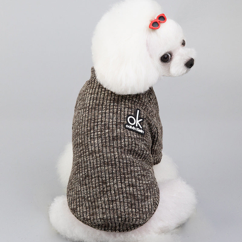 Calvin Klein Style Stylish Stretch Dog Hoodie