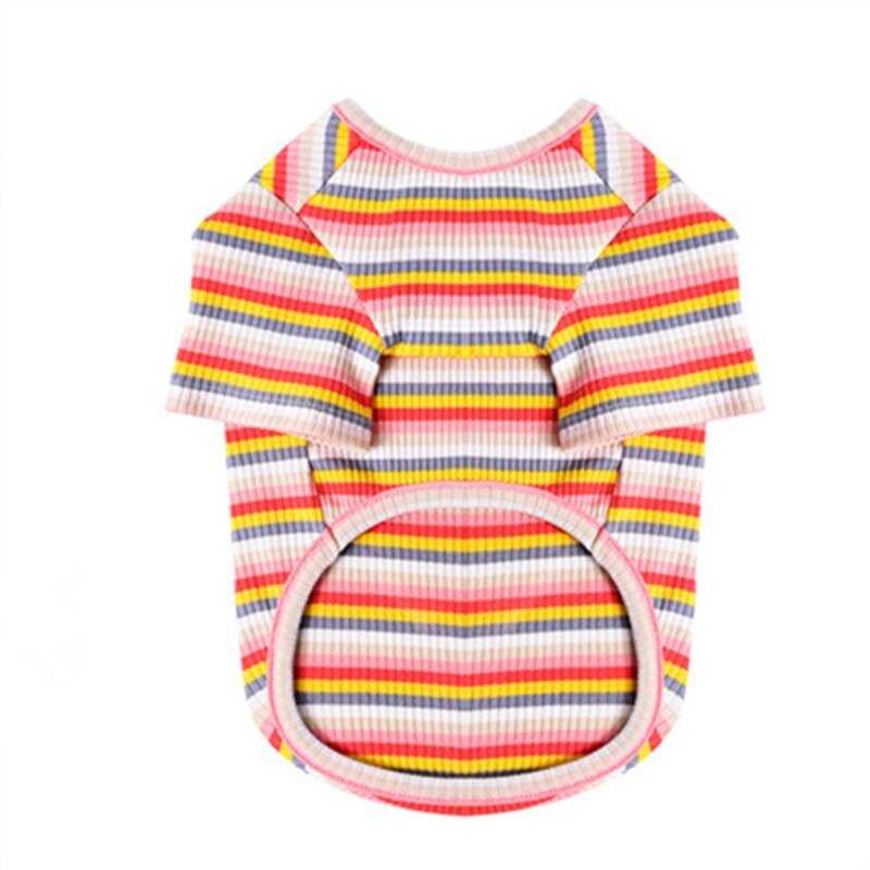 Summer Cotton T-shirt for Dogs and Cats – Breathable and Lightweight