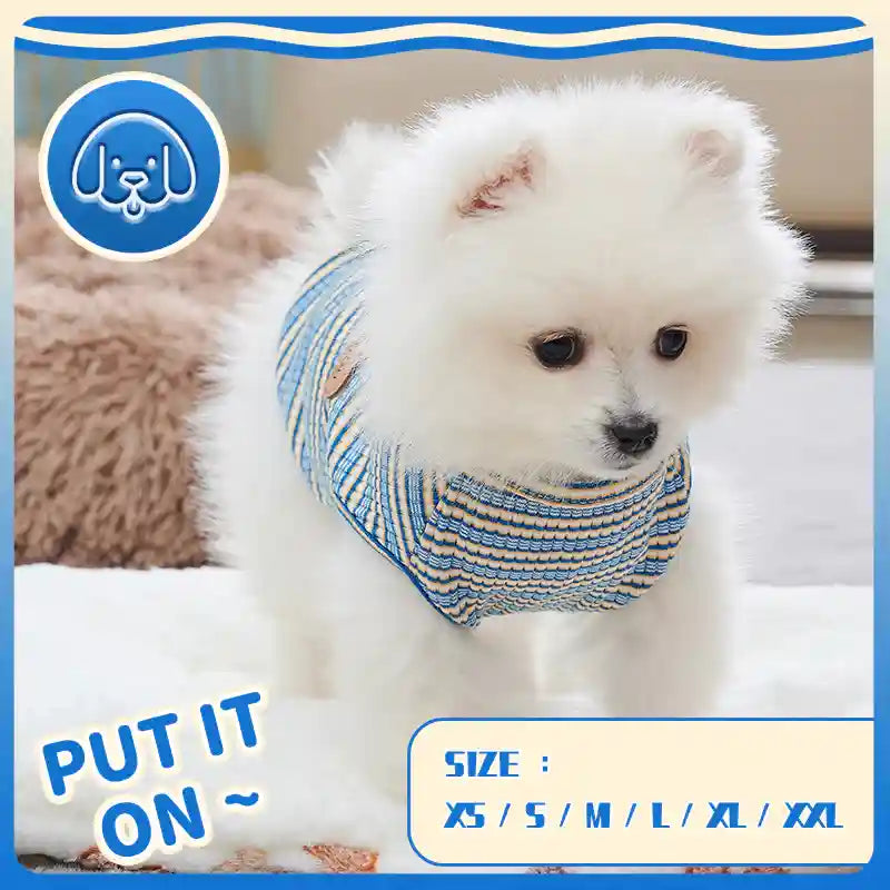 Maglia a Righe per Cani Dadagou - Fresca e Traspirante by Dog Moda