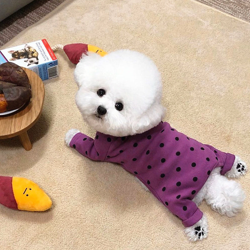 Dress for Dogs and Poodles "Pink with Polka Dots"