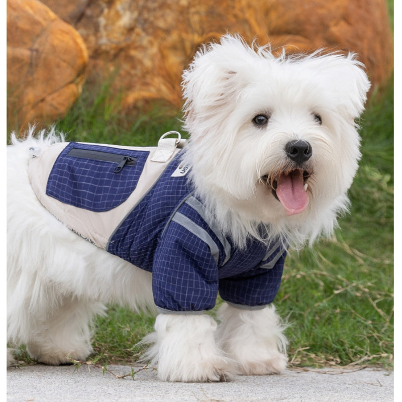Cappotto Design Impermeabile Cani - Taschina e Coulisse