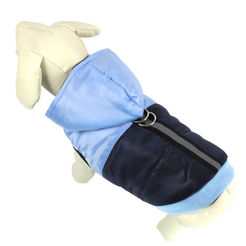 Padded Raincoat for Dogs "Max" – With Harness, Hood and Zip