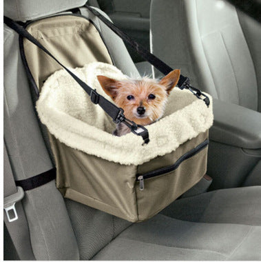 Dog seat with suspension for small dogs