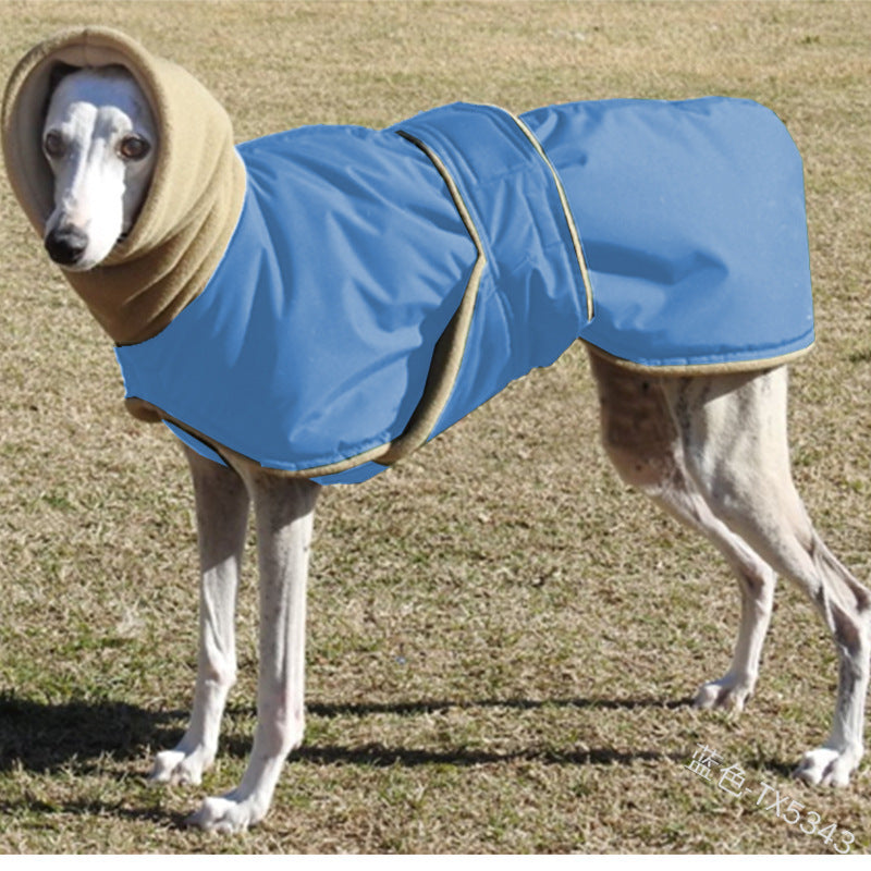 Cappotto per Alano in Pile e Tessuto Tecnico - Comfort e Protezione