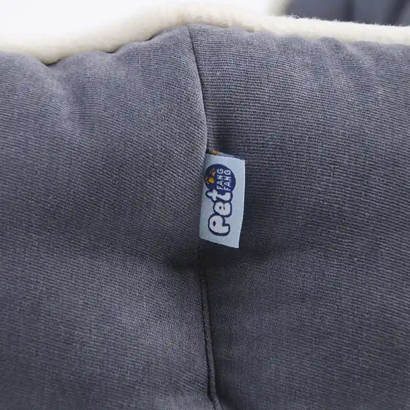 取り外し可能な底付き犬用ベッド - しっかりとしたクッション入り