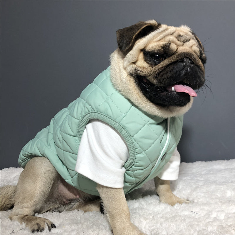 Cappotto Invernale Cane "Beache" con Bottoni – Morbido e Caldo