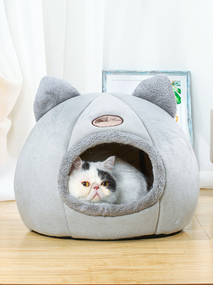 Cuccia per Gatti "Kiki" – Letto Enclosed Morbido e Caldo
