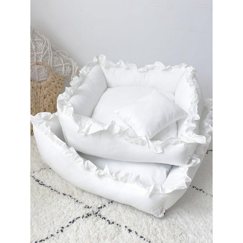 Cuccia Quadrata per Cani Stile Culla – Lavabile e Super Morbida
