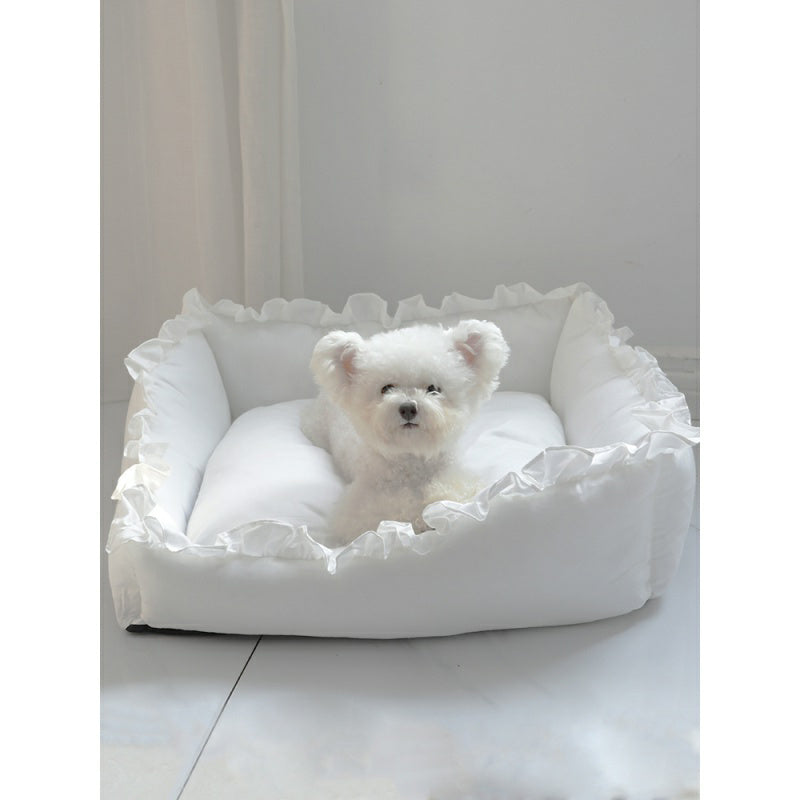Cuccia Quadrata per Cani Stile Culla – Lavabile e Super Morbida