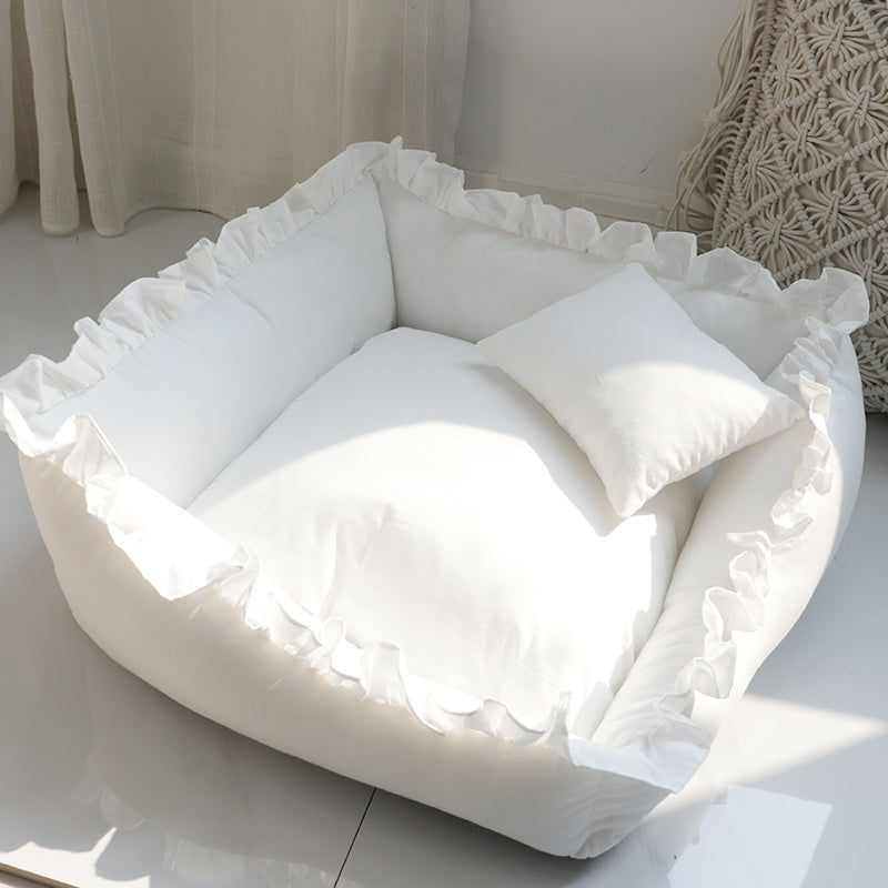 Square Cradle Style Dog Bed – Washable &amp; Super Soft