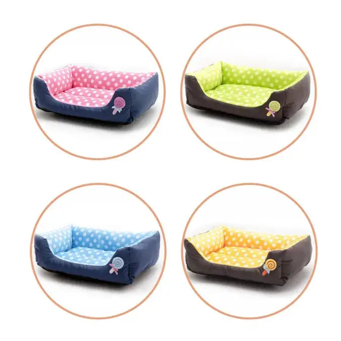 Vadderad LolliPop-bädd för hundar och katter - 3 storlekar