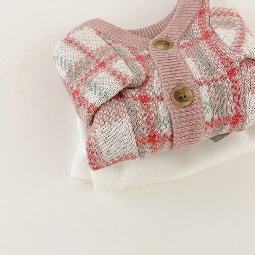 Maglione per Cani "Eva" - Cardigan Rosa Invernale con Bottoni