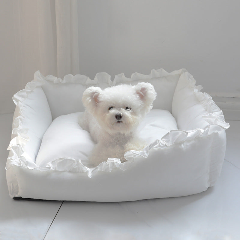 Cuccia Quadrata per Cani Stile Culla – Lavabile e Super Morbida
