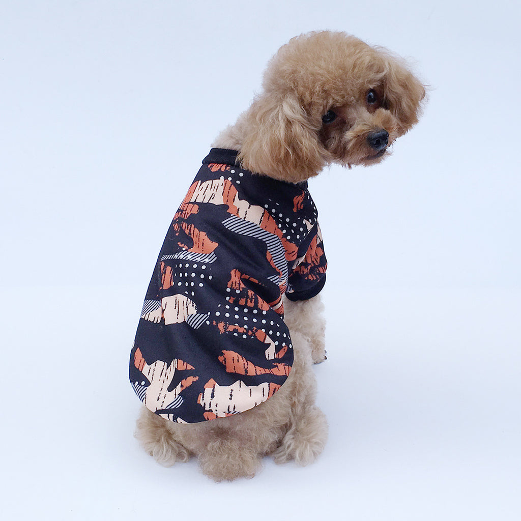 Maglietta per cani camouflage in cotone "Pongo"
