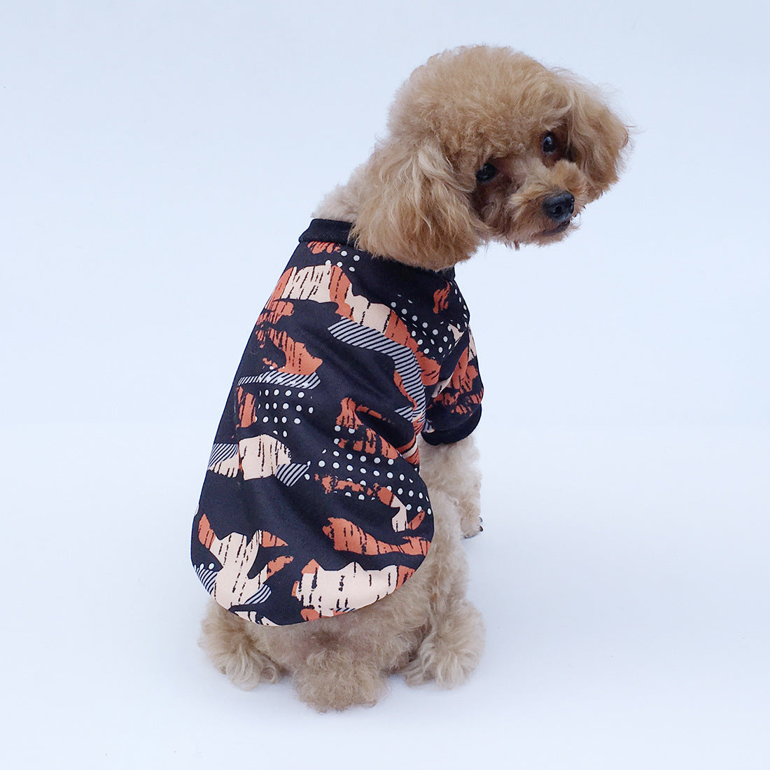 "Pongo" Cotton Camouflage Dog Shirt