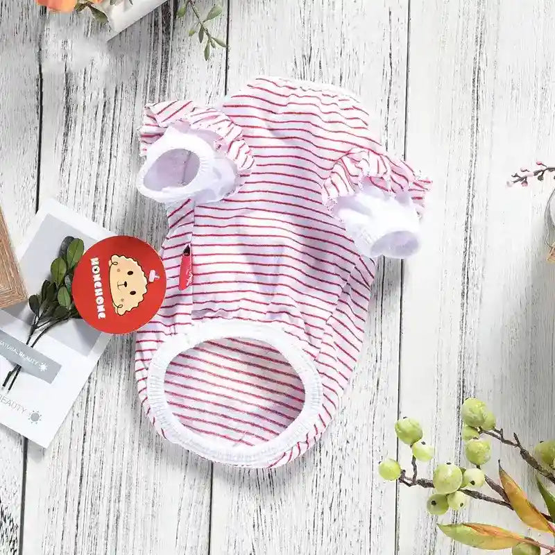 リトルプリンセス犬用Tシャツ - 柔らかいコットン