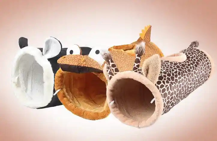 Gioco Tubo Sonoro per Gatti - Peluche Interattivo 70cm by Dog Moda
