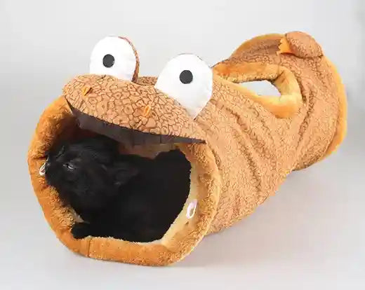 Gioco Tubo Sonoro per Gatti - Peluche Interattivo 70cm by Dog Moda