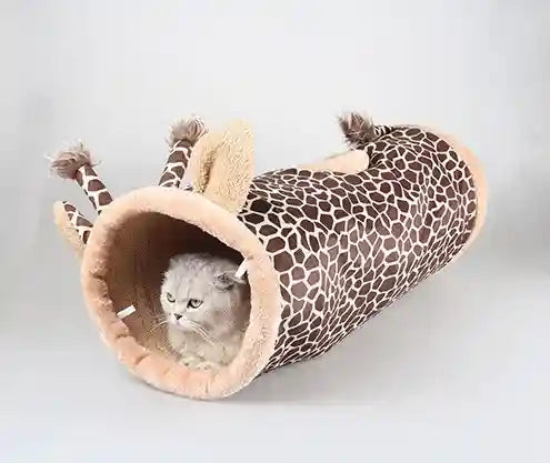 Gioco Tubo Sonoro per Gatti - Peluche Interattivo 70cm by Dog Moda