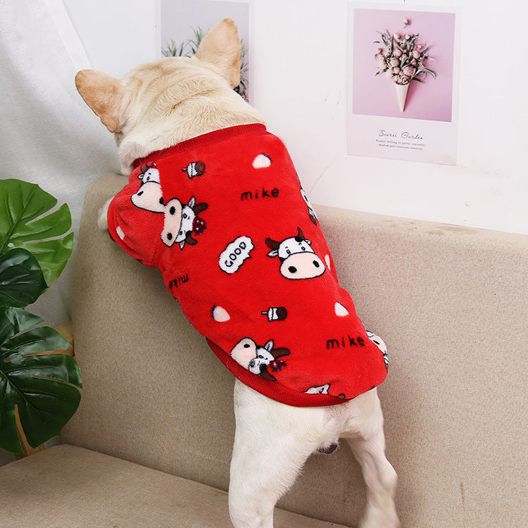 "Archimede" Fleece Dog Sweatshirt - Warmth and Style for Your Best Friend 