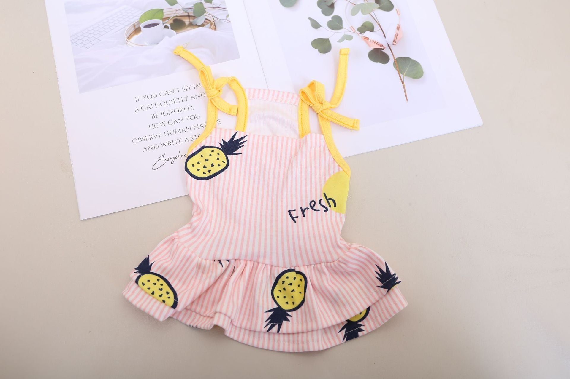 Spring Dress for Dogs – Model "Pineapple" 