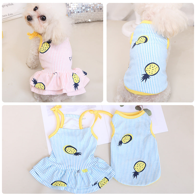Spring Dress for Dogs – Model "Pineapple" 