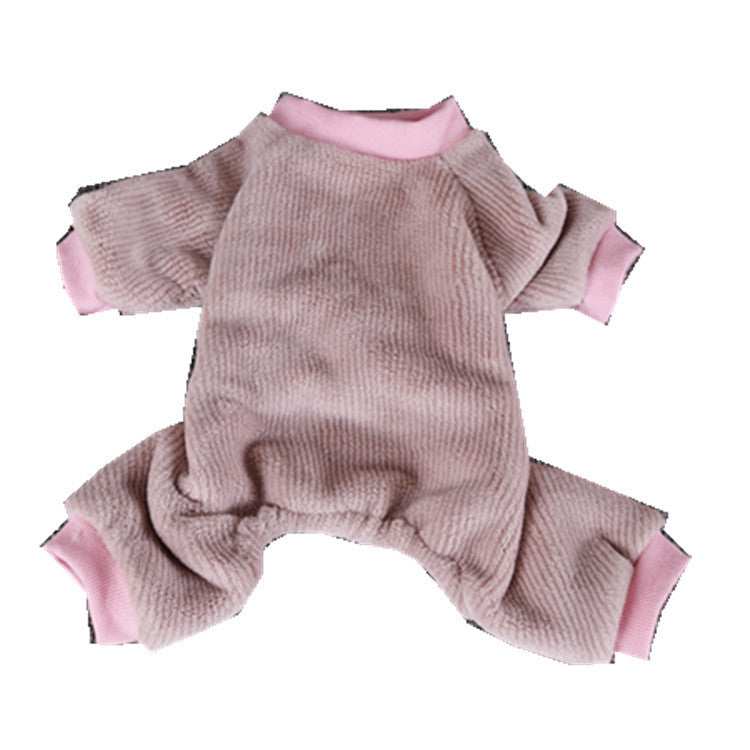 Corduroy Flanel Dog Jumpsuit – Everyday Comfort, Style and Functionality!