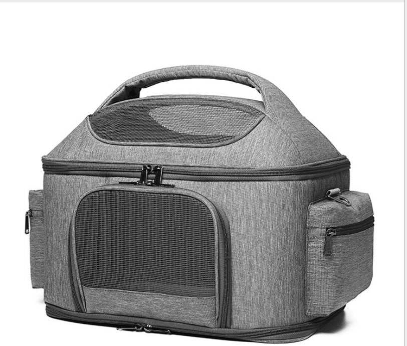 Carrier bag with top handle and shoulder strap "Discovery"