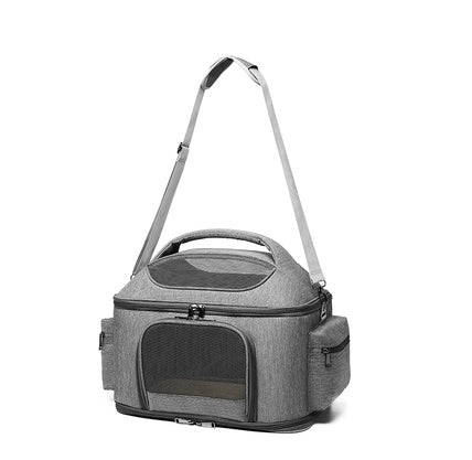 Carrier bag with top handle and shoulder strap "Discovery"