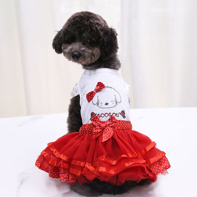 Elegant Poodle Dress "Googou" - Style and Comfort for Your Four-Legged Friend