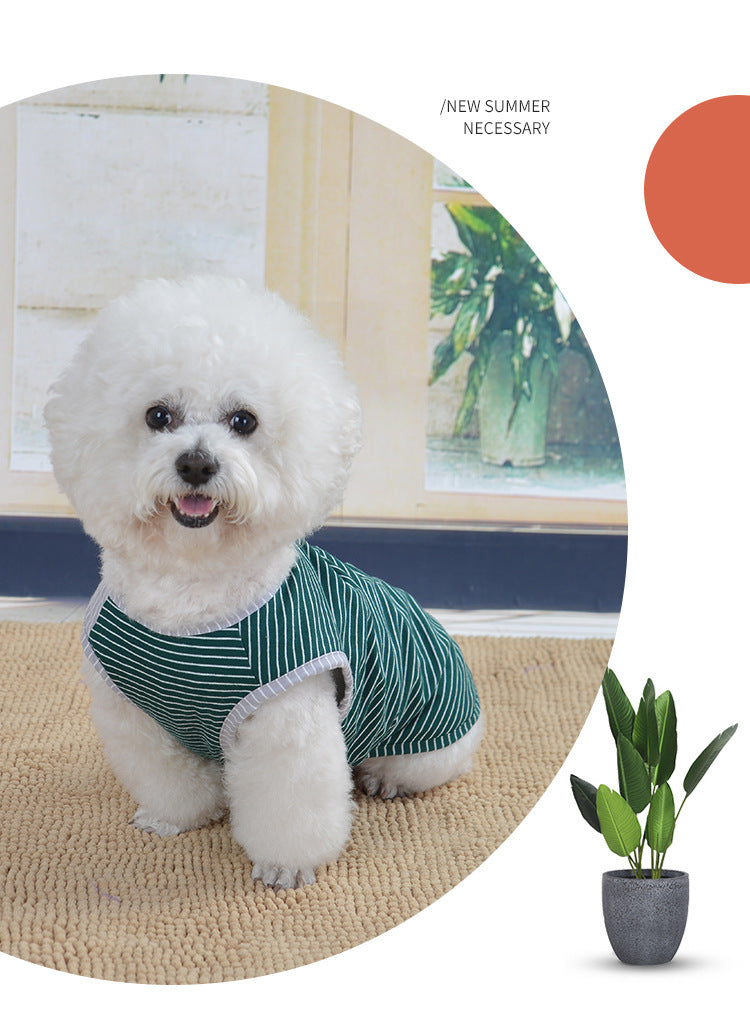 Maglietta per Cani "Cactus" - Smanicata in Cotone Elasticizzato