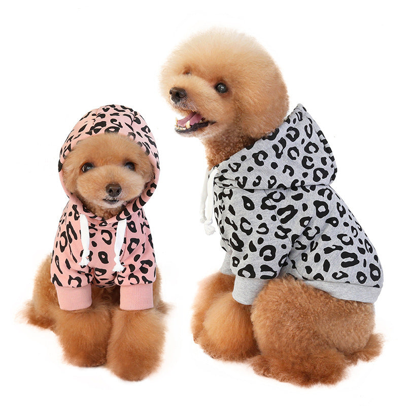 Leopard Dog Hoodie - Style and Comfort for Every Season