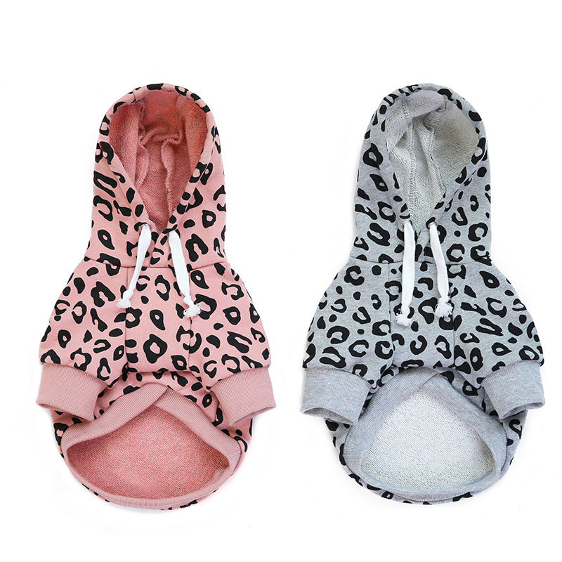 Leopard Dog Hoodie - Style and Comfort for Every Season
