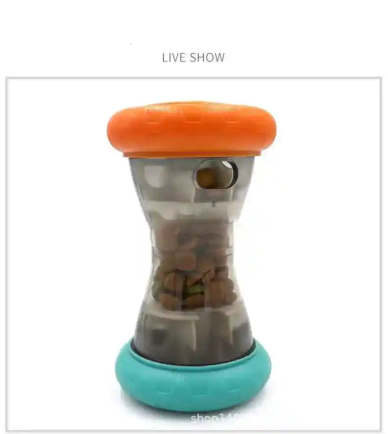Jouet distributeur de croquettes pour chiens - Feed Me interactif