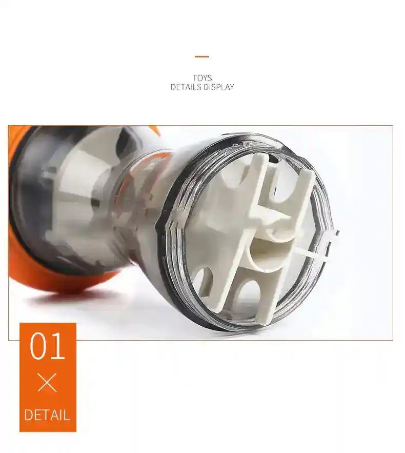 Jouet distributeur de croquettes pour chiens - Feed Me interactif