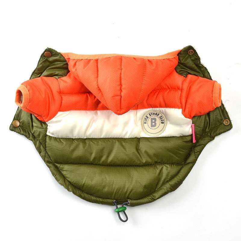 King Model Waterproof Dog Down Jacket with Hood