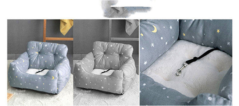 Dog Carrier with Safety Belt and Removable Cushion 