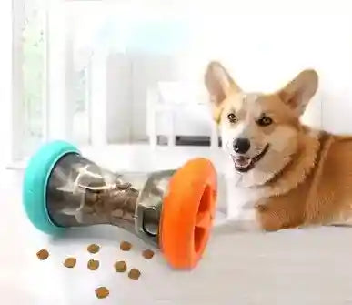 Jouet distributeur de croquettes pour chiens - Feed Me interactif