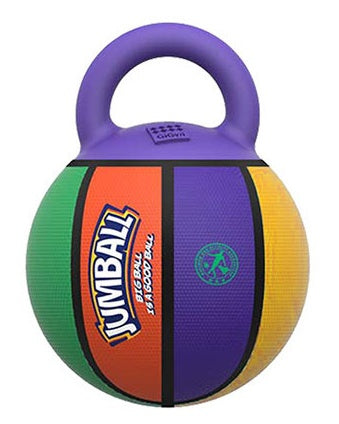 Dog toy basketball with handle "Jumball"