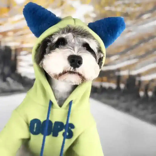 Felpa Cani Oops con Cappuccio e Orecchie - Cotone Caldo by Dog Moda