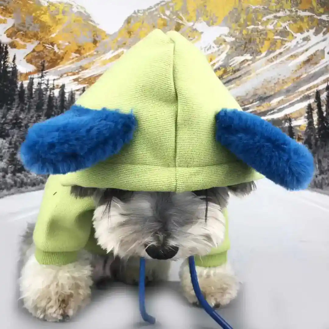 Felpa Cani Oops con Cappuccio e Orecchie - Cotone Caldo by Dog Moda
