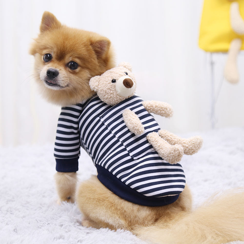 Dog Sweatshirt with Teddy Bear - Cheepet