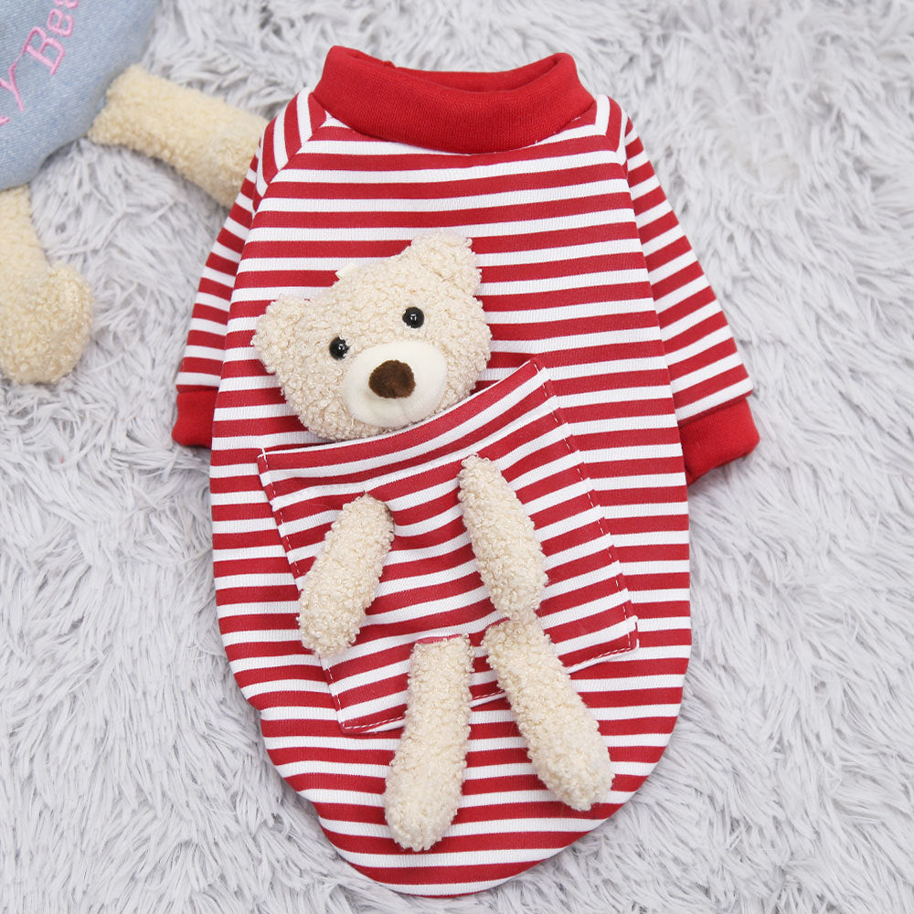 Dog Sweatshirt with Teddy Bear - Cheepet